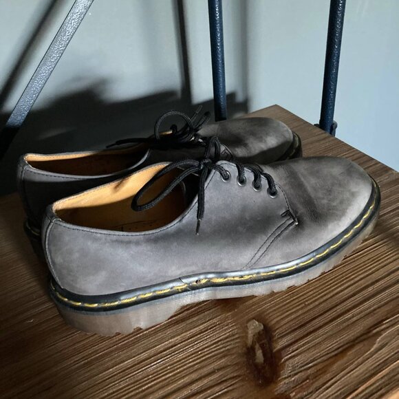 RARE Vintage 1990s Blue Suade Dr. Martens Doc Martens - Picture 4 of 8